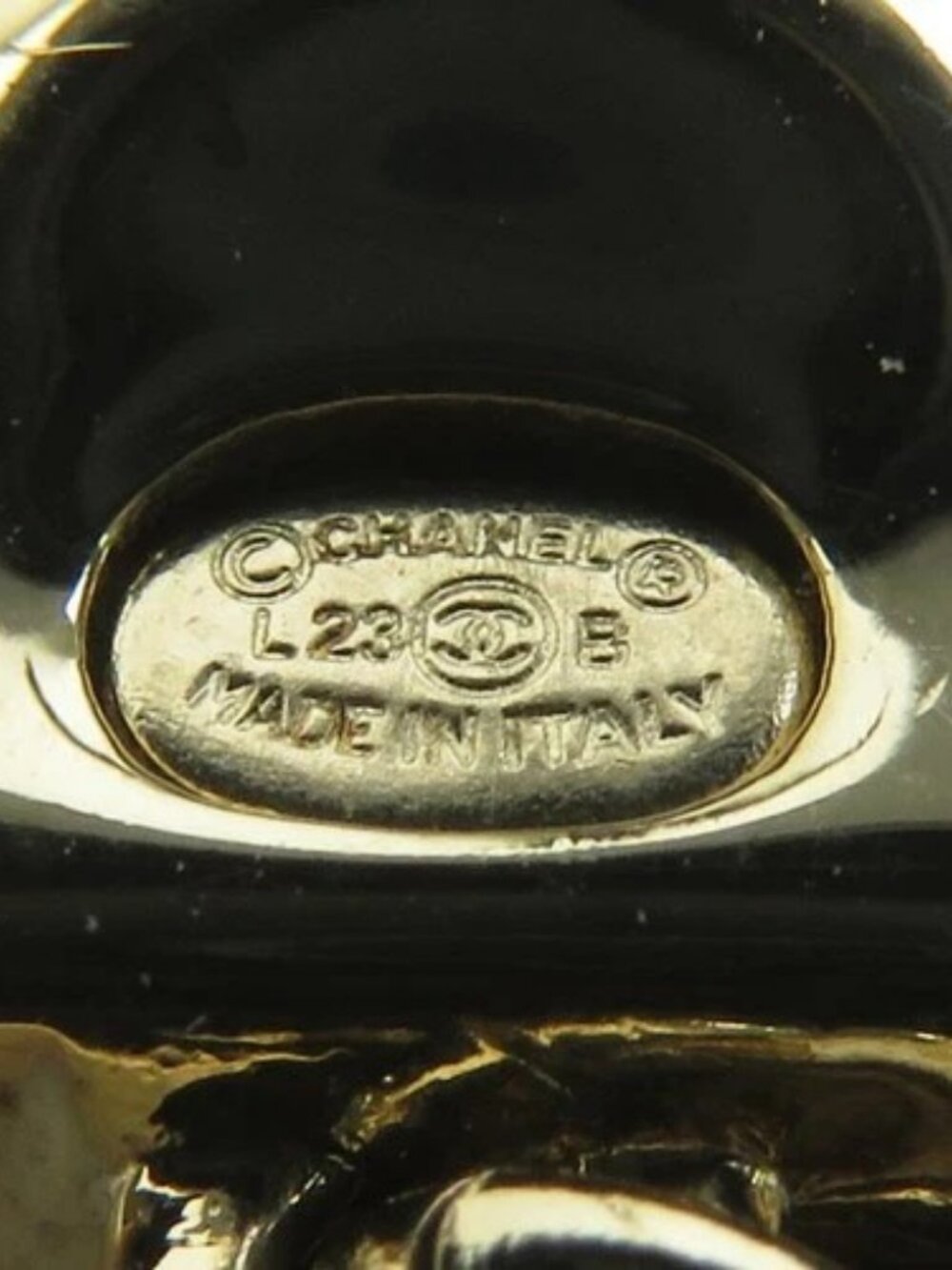 Auth CHANEL CC Logo Pierce Earringa Gold/Silver Metal/Rhinestone - e60885i - Picture 8 of 8